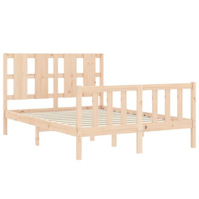 vidaXL Bed Frame without Mattress 120x200 cm Solid Wood Pine