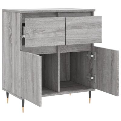 vidaXL Sideboard Grey Sonoma 60x35x70 cm Engineered Wood