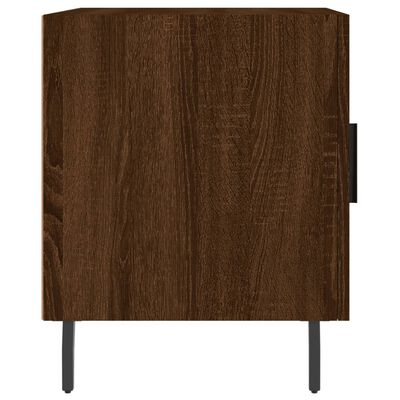 vidaXL Bedside Cabinets 2 pcs Brown Oak 40x40x50 cm Engineered Wood