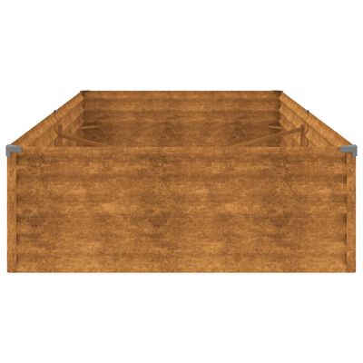 vidaXL Garden Raised Bed 195x100x36 cm Corten Steel