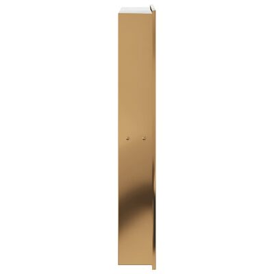 vidaXL Shower Niche Brushed Gold 32x62x9 cm Stainless Steel