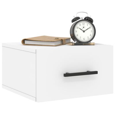 vidaXL Wall-mounted Bedside Cabinets 2 pcs White 35x35x20 cm