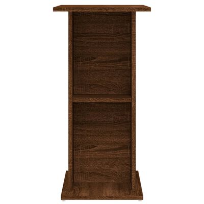 vidaXL Aquarium Stand Brown Oak 60.5x36x72.5 cm Engineered Wood