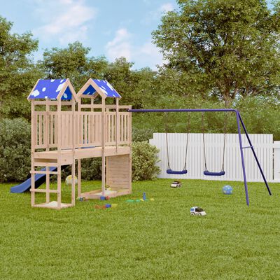 vidaXL Outdoor Playset Solid Wood Pine