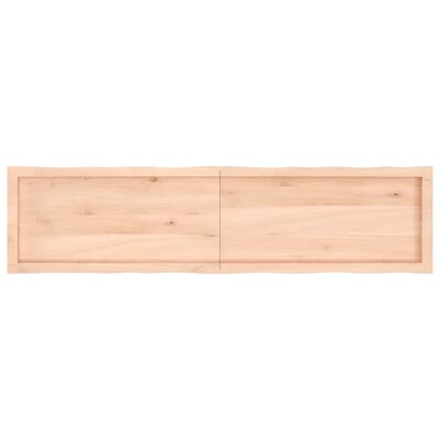 vidaXL Table Top 160x40x(2-4) cm Untreated Solid Wood Live Edge