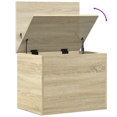 vidaXL Storage Box Sonoma Oak 60x42x46 cm Engineered Wood