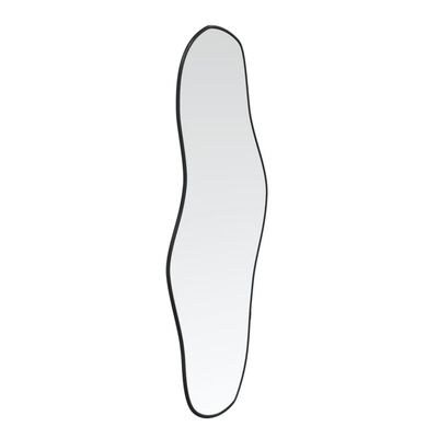 vidaXL Wall Mirror Black 60x25 cm