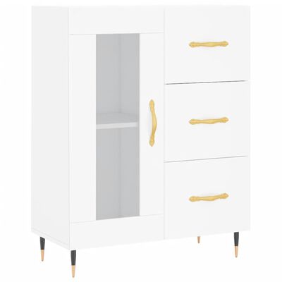 vidaXL Highboard White 69.5x34x180 cm Engineered Wood