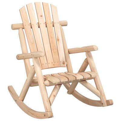 vidaXL Garden Rocking Chair 69x96x101 cm Solid Wood Spruce