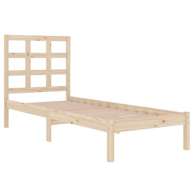 vidaXL Bed Frame without Mattres 90x190 cm Singles Solid Wood