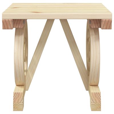 vidaXL Garden Footstool 40x36.5x38.5 cm Solid Wood Fir