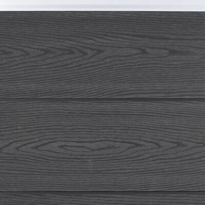 vidaXL Fence Panel Set Grey 353x186 cm WPC