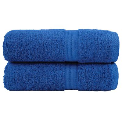 vidaXL Premium Guest Towels SOLUND 2pcs Blue 30x50cm 600gsm