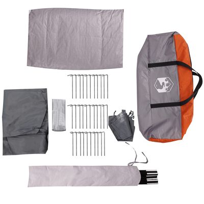 vidaXL Family Tent 6-Person Grey Waterproof