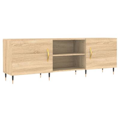 vidaXL TV Cabinet Sonoma Oak 150x30x50 cm Engineered Wood