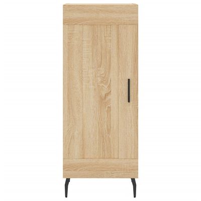 vidaXL Highboard Sonoma Oak 34.5x34x180 cm Engineered Wood