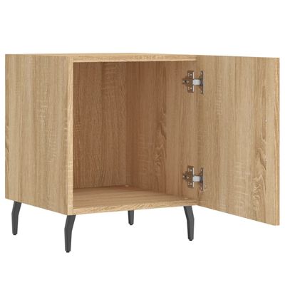 vidaXL Bedside Cabinets 2 pcs Sonoma Oak 40x40x50 cm Engineered Wood