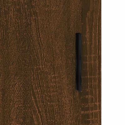 vidaXL Wall Cabinet Brown Oak 60x31x60 cm Engineered Wood