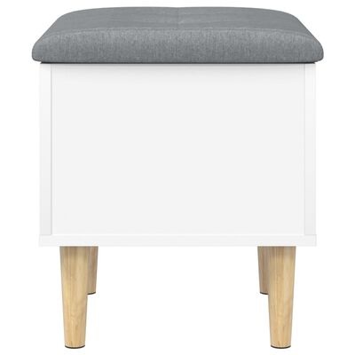 vidaXL Storage Bench White 42x42x46 cm Engineered Wood