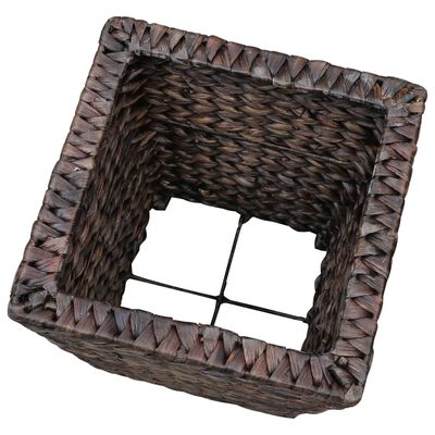 vidaXL Raised Beds 3 pcs Water Hyacinth Brown