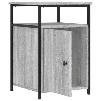 vidaXL Bedside Cabinets 2 pcs Grey Sonoma 40x42x60 cm Engineered Wood