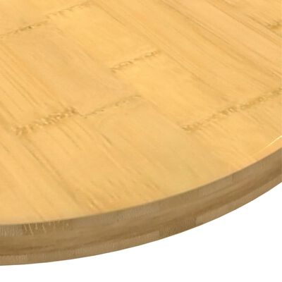 vidaXL Table Top Ø60x2.5 cm Bamboo