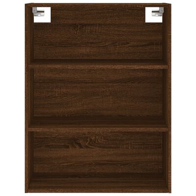 vidaXL Highboard Brown Oak 69.5x34x180 cm Engineered Wood