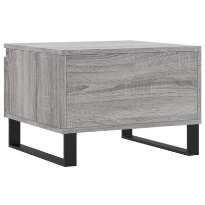 vidaXL Coffee Table Grey Sonoma 50x46x35 cm Engineered Wood