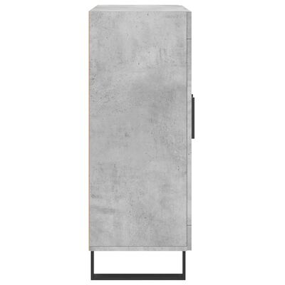 vidaXL Sideboard Concrete Grey 69.5x34x90 cm Engineered Wood