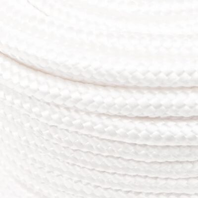 vidaXL Boat Rope Full White 14 mm 25 m Polypropylene