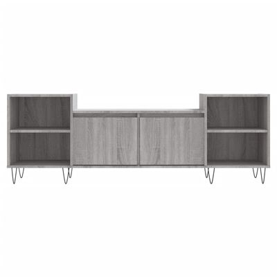 vidaXL TV Cabinet Grey Sonoma 160x35x55 cm Engineered Wood