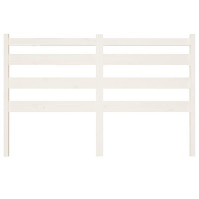 vidaXL Bed Headboard White 206x4x100 cm Solid Wood Pine