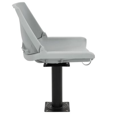 vidaXL Boat Seat with Pedestal 360° Rotatable