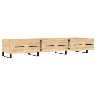 vidaXL TV Cabinet Sonoma Oak 150x36x30 cm Engineered Wood