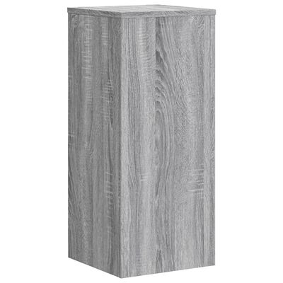 vidaXL Plant Stands 2 pcs Grey Sonoma 30x30x70 cm Engineered wood