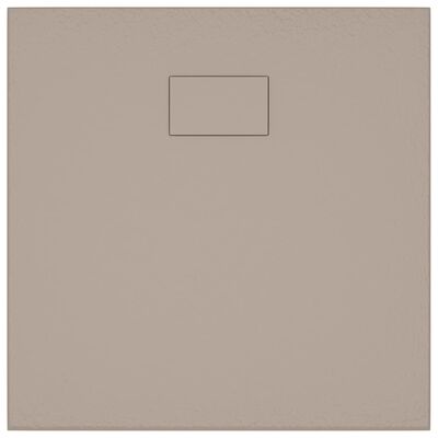 vidaXL Shower Base Tray SMC Brown 90x90 cm