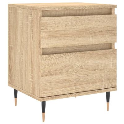 vidaXL Bedside Cabinets 2 pcs Sonoma Oak 40x35x50 cm Engineered Wood