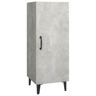 vidaXL Sideboard Concrete Grey 34.5x34x90 cm Engineered Wood