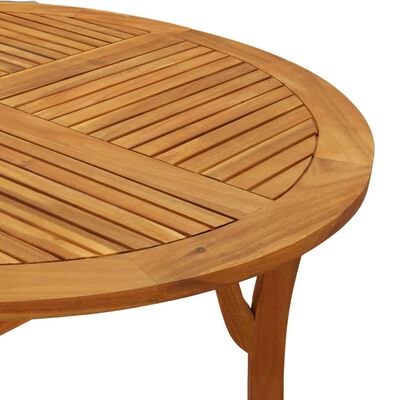 vidaXL Garden Table Ø 110 cm Solid Wood Acacia