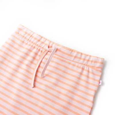 Kids' Straight Skirt with Stripes Pink 116