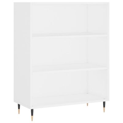 vidaXL Bookcase White 69.5x32.5x90 cm Engineered Wood