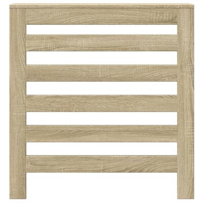 vidaXL Radiator Cover Sonoma Oak 78x20x82 cm Engineered Wood