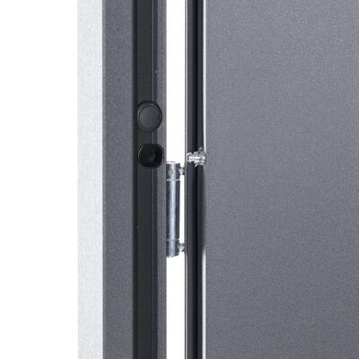 vidaXL Front Door Anthracite 110x207.5 cm Aluminium