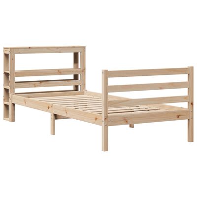 vidaXL Bed Frame without Mattress 90x200 cm Solid Wood Pine