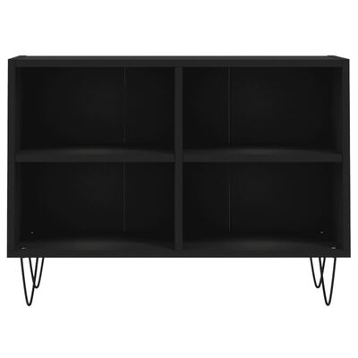 vidaXL TV Cabinet Black 69.5x30x50 cm Engineered Wood