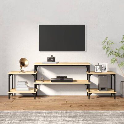 vidaXL TV Cabinet Sonoma Oak 157x35x52 cm Engineered Wood