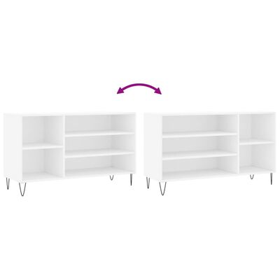 vidaXL Shoe Cabinet White 102x36x60 cm Engineered Wood