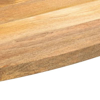 vidaXL Table Top 140x50x3.8 cm Oval Solid Wood Mango