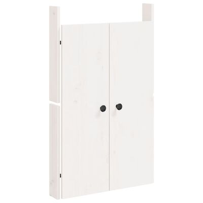 vidaXL Outdoor Kitchen Doors 2 pcs White 50x9x82 cm Solid Wood Pine