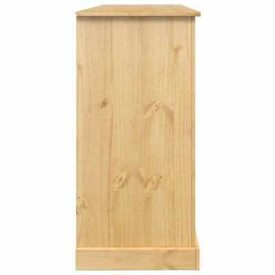 vidaXL Wine Cabinet Corona 107.5x51x105.5 cm Solid Wood Pine